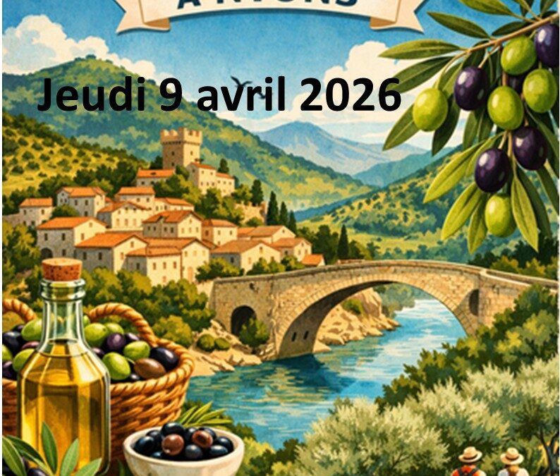 Escapade à Nyons le 9 avril